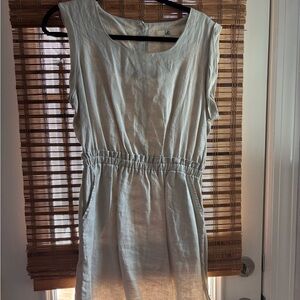 Ya! Los Angeles Tan Linen Women's Dress size L
